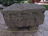 Mayan Altar Q in the Copan Museum - copan mayan ruins,copan mayan temple,mayan temple pictures,mayan ruins photos